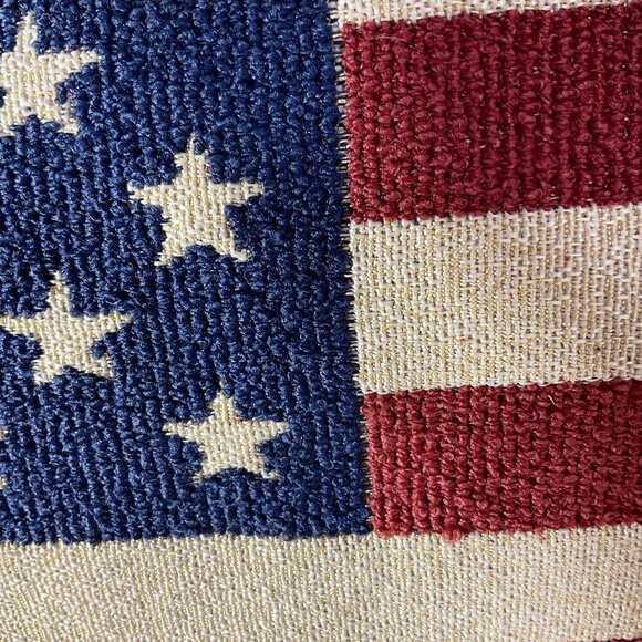 American Flag Pillow Country Cottagecore Farmhouse - Picture 5 of 6